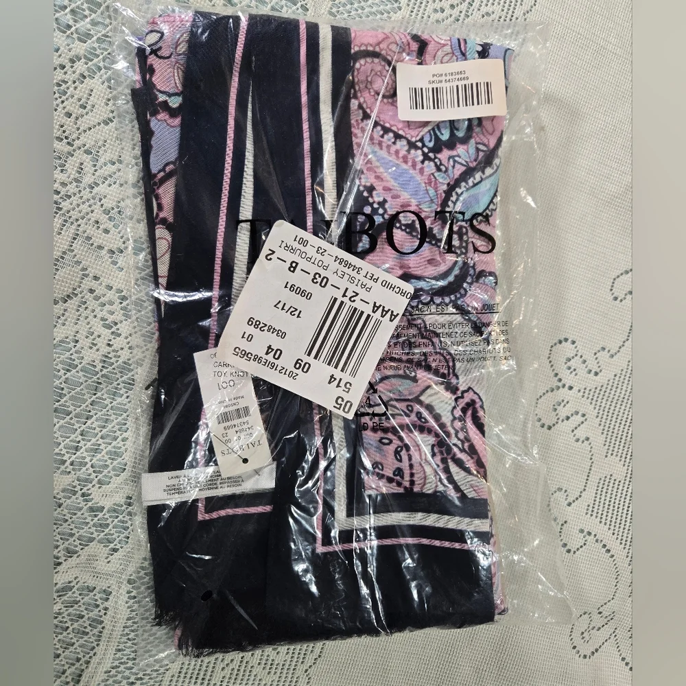 NWT Talbots Paisley Scarf 100% Modal